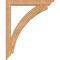 Ekena Millwork Thorton Traditional Smooth Bracket w/ Offset Brace, Western Red Cedar, 5 1/2"W x 34"D x 42"H BKT0604X34X42THR01SWR - alternate 2
